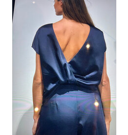 JUST EVE TOP ETTA LUNAR NAVY