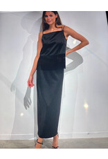 JUST EVE TOP EMORY LUNAR +FRINGES BLACK