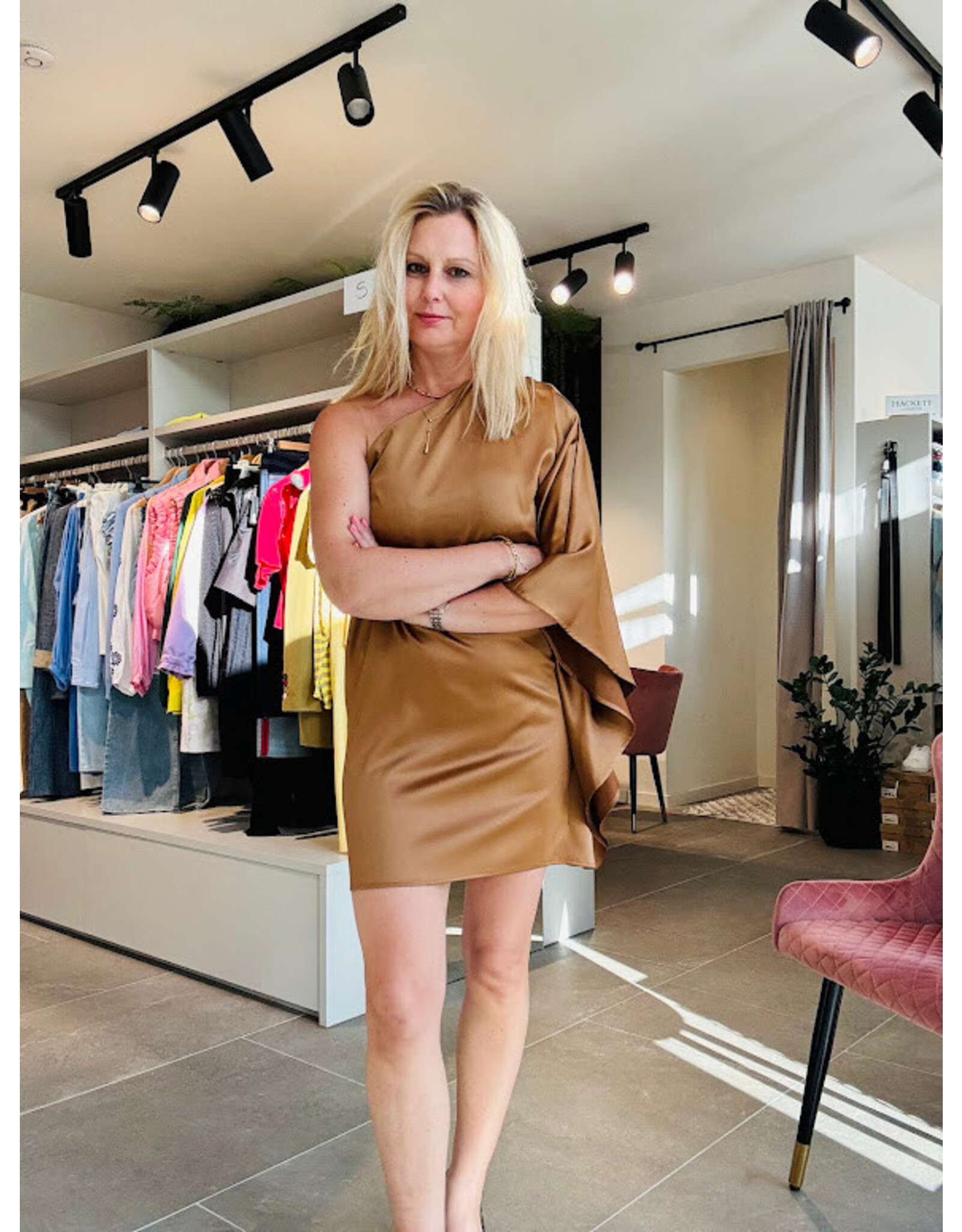 JUST EVE DRESS CHRIS BRONZE