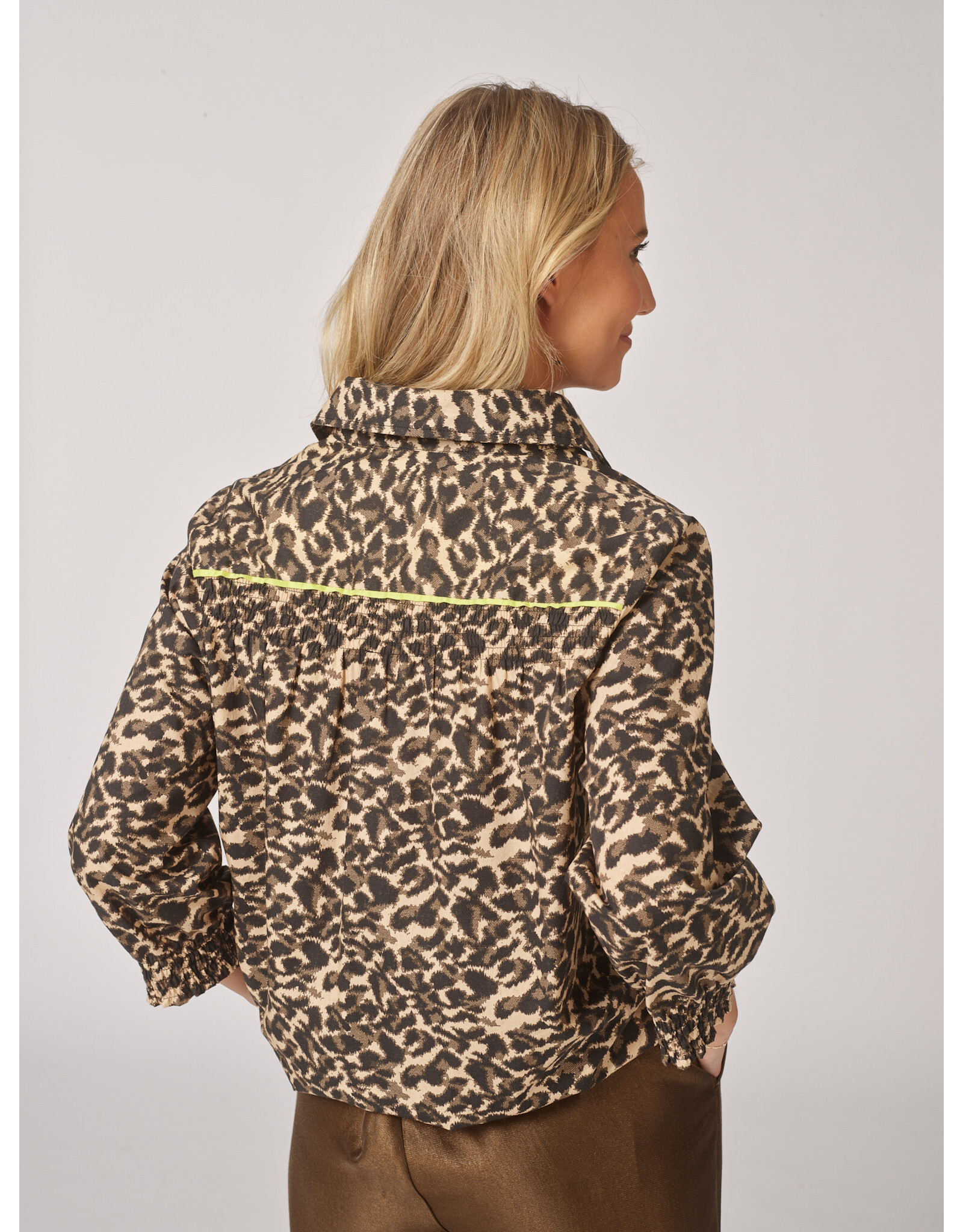 LALOTTI TATUM BLOUSE LEOPARD