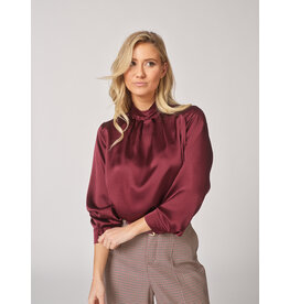 LALOTTI ODILLE BLOUSE BURGUNDY