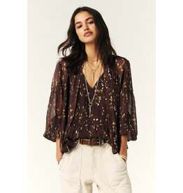BA&SH TOP KAMALA CHOCOLAT