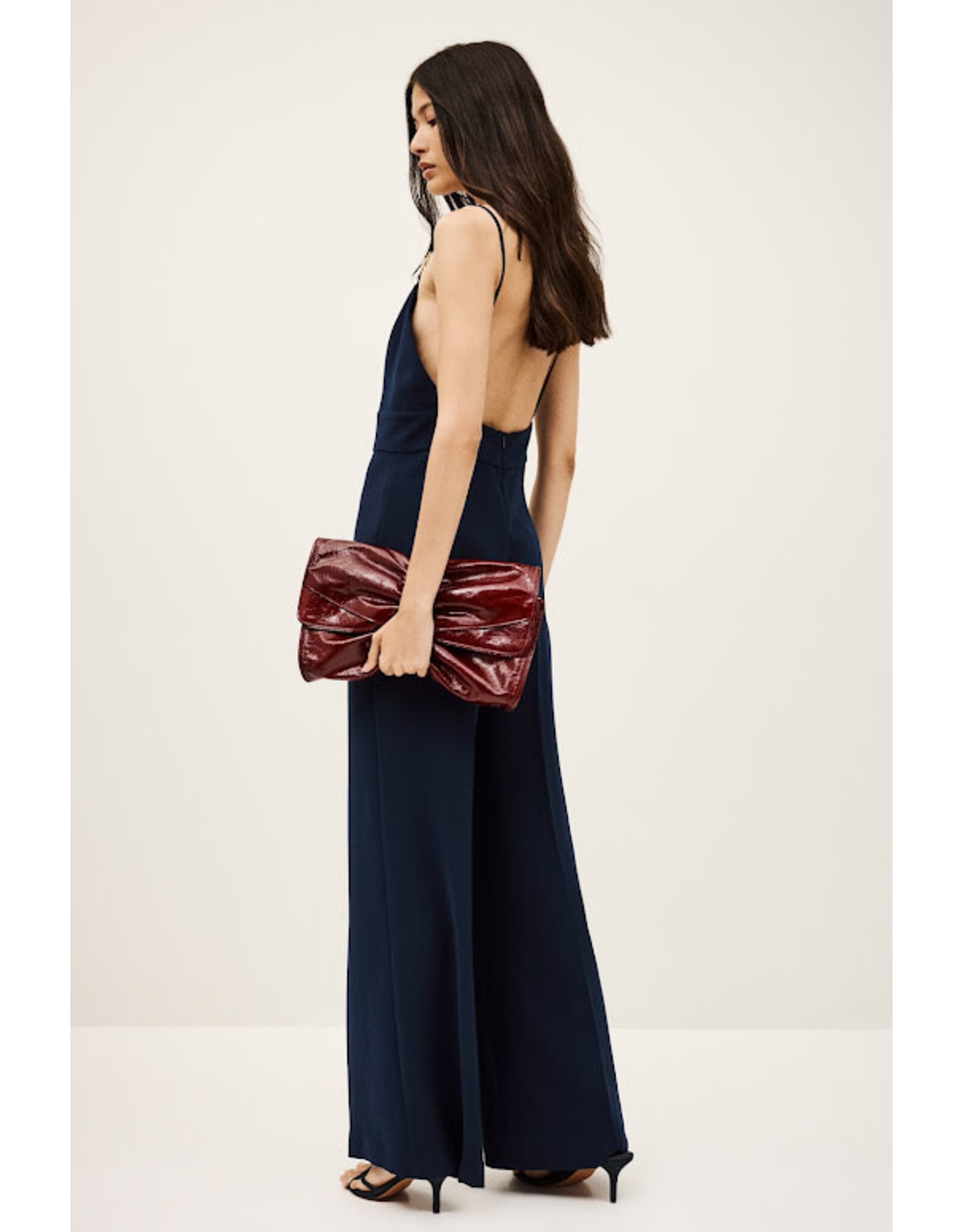 BA&SH COMBINAISON CLARISSE BLEUNUIT