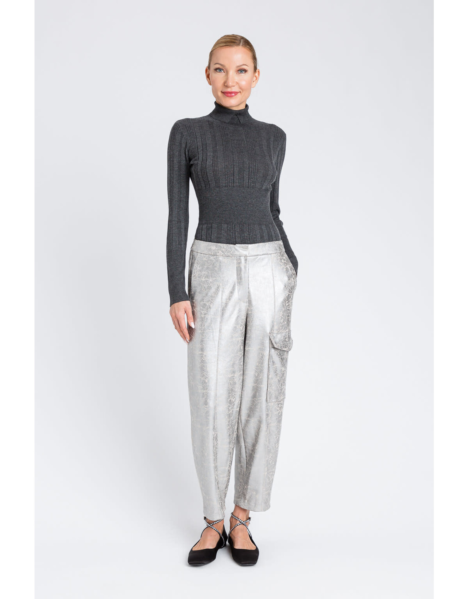 ACTITUDE TWIN SET 252AP2400 PANTALONE SILVER