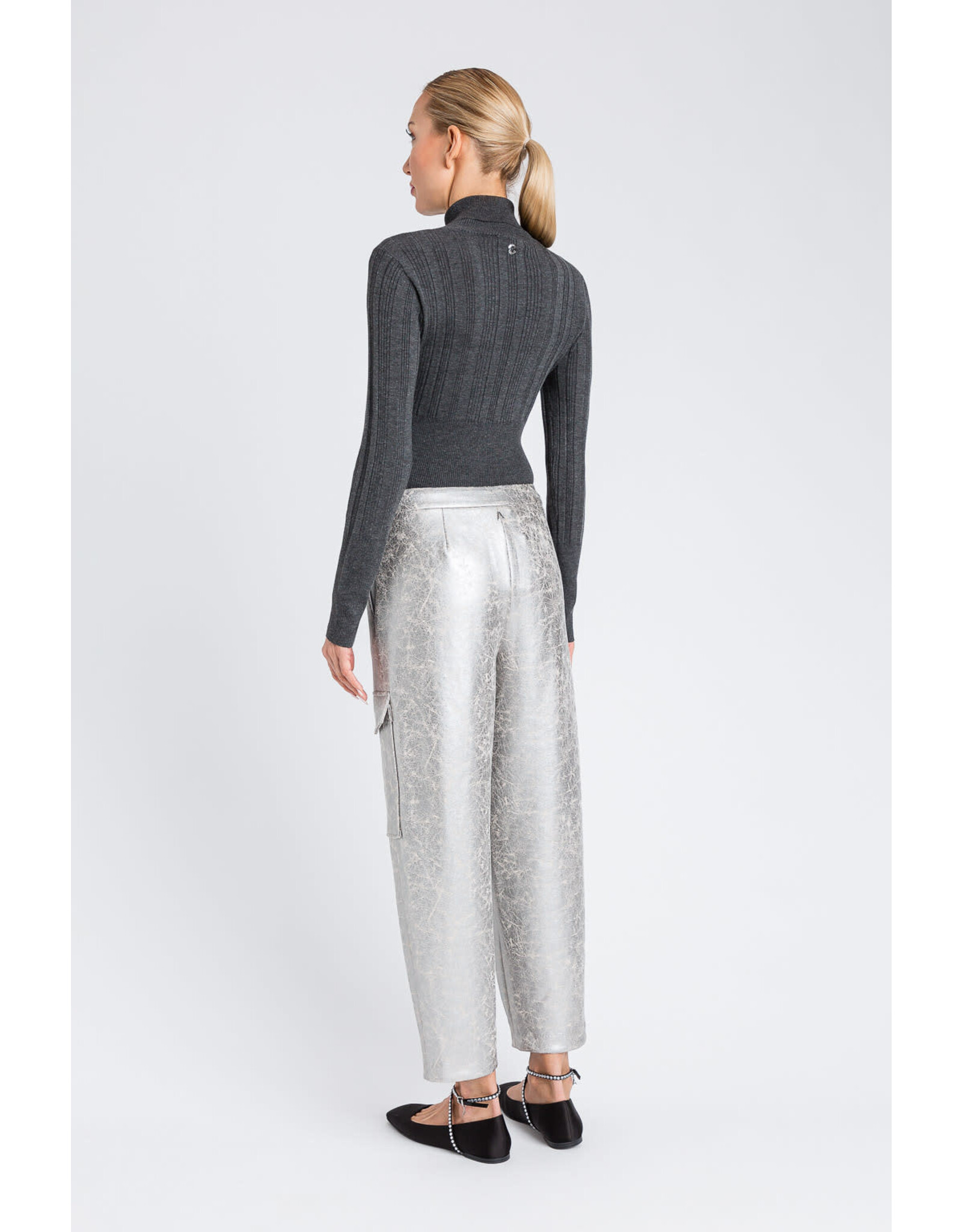 ACTITUDE TWIN SET 252AP2400 PANTALONE SILVER