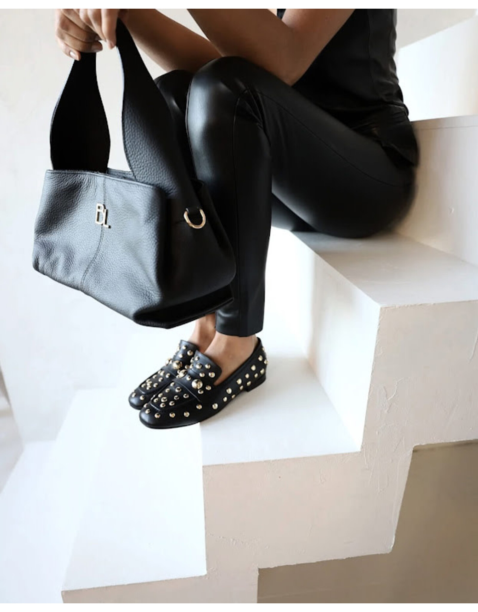 Babouche LISSABON TAS ZWART