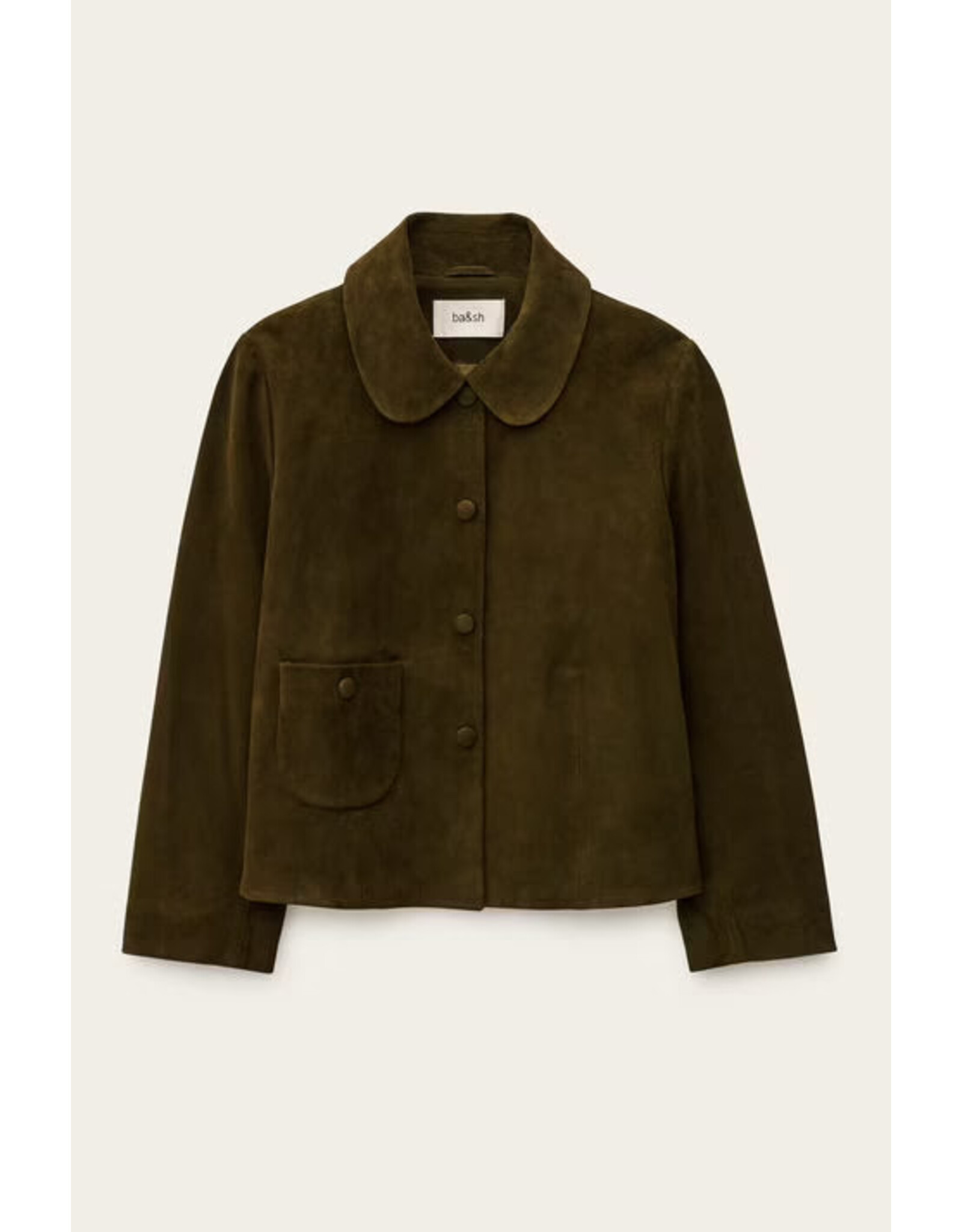 BA&SH JACKET MILAS KHAKI