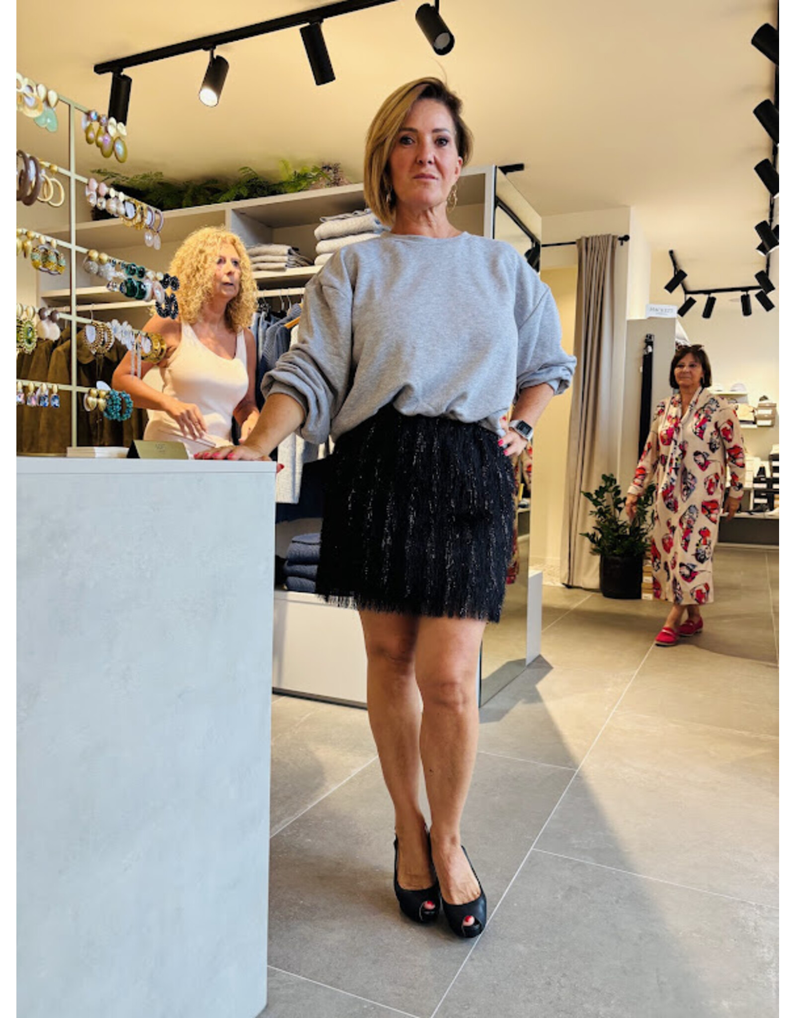 JUST EVE MY PULL PIA GREY MELANGE