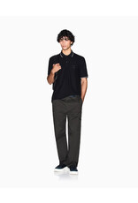 ARMANI EXCHANGE A/X XM001393 AF162622 JERSEY POLO SHIRT BLACK