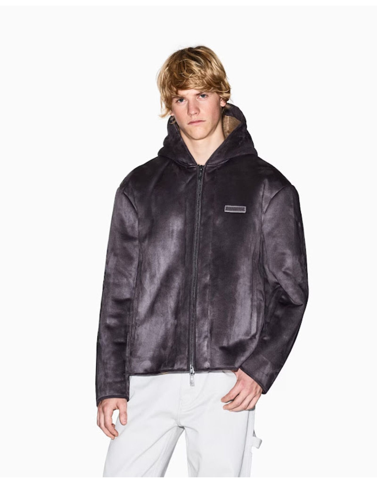 ARMANI EXCHANGE A/X XM000968 AF165901 BLOUSON JACKET DARK GULL GRAY