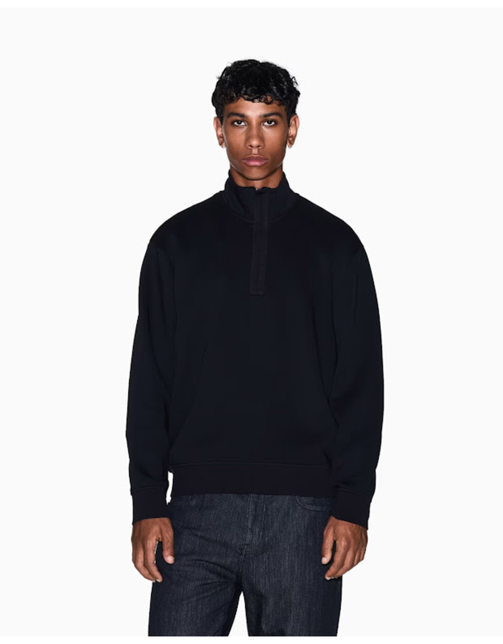 ARMANI EXCHANGE A/X XM001295 AF108189 SWEATSHIRT BLACK