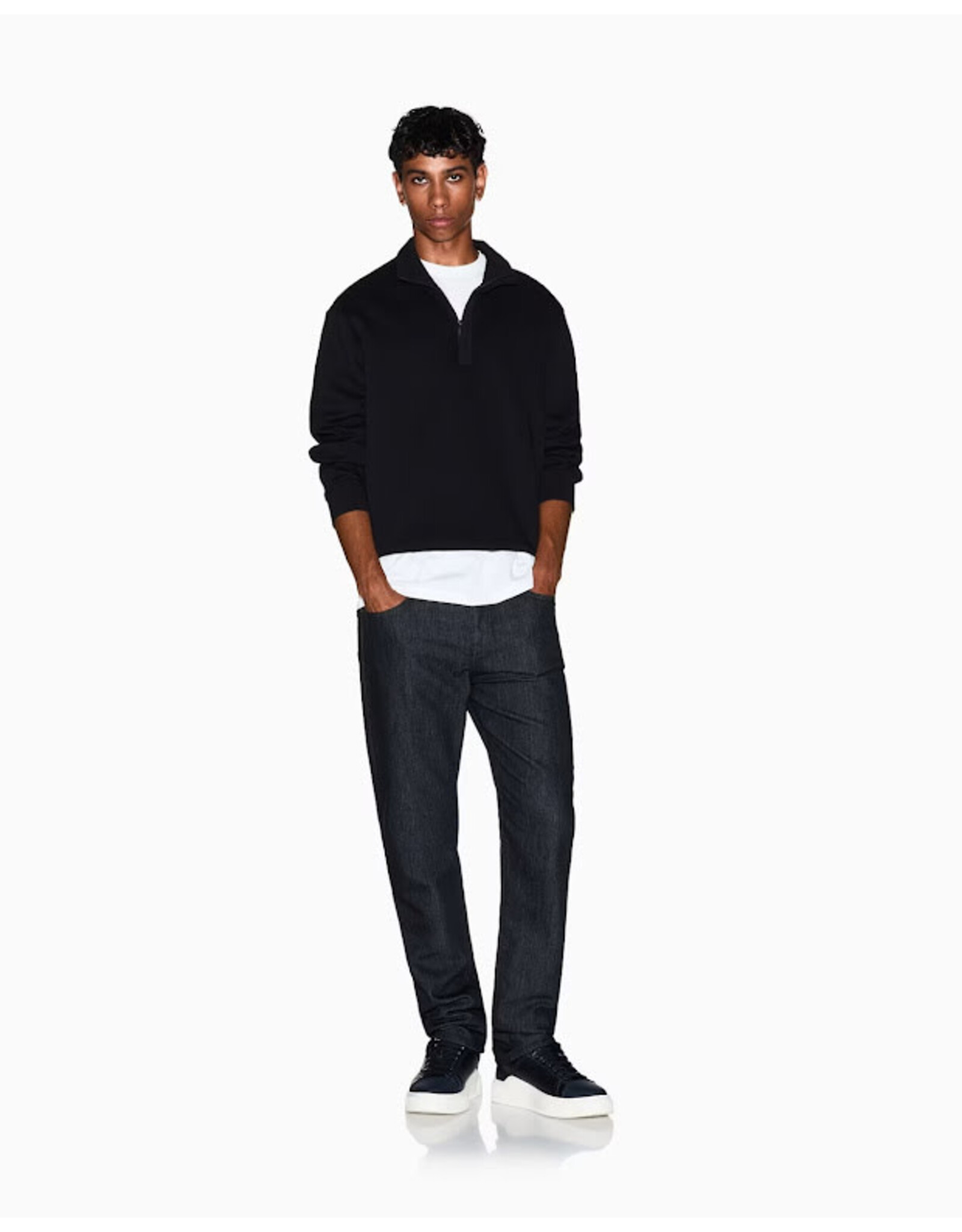 ARMANI EXCHANGE A/X XM001295 AF108189 SWEATSHIRT BLACK