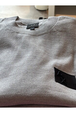 ARMANI EXCHANGE A/X XM001329 AF119821 PULLOVER LIGHT GREY MELANGE