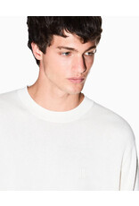 ARMANI EXCHANGE A/X XM000338 AF12291 KNITTED PULLOVER OFF WHITE