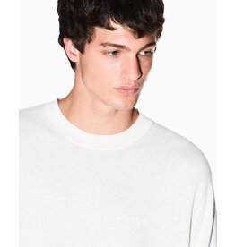 ARMANI EXCHANGE A/X XM000338 AF12291 KNITTED PULLOVER OFF WHITE