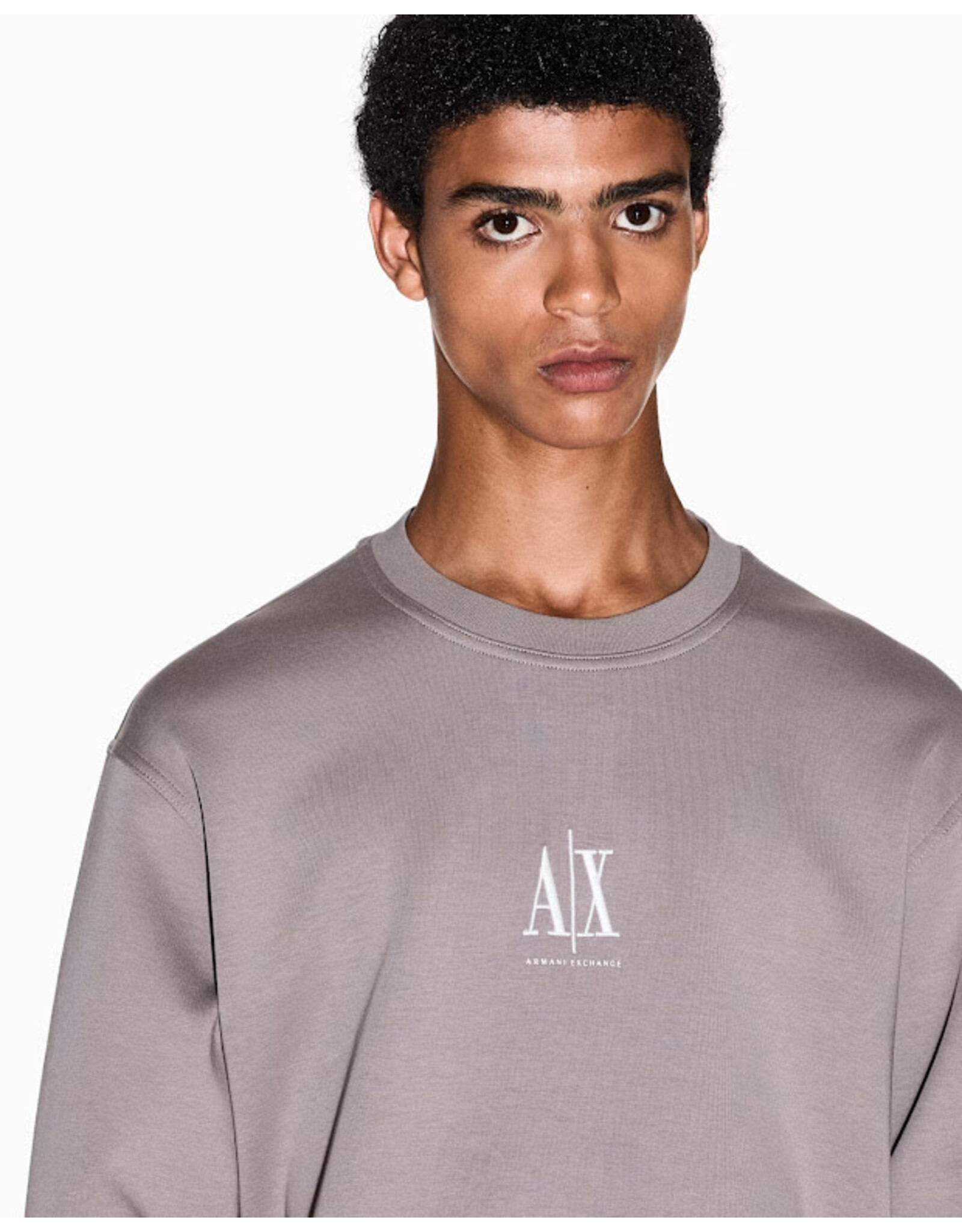 ARMANI EXCHANGE A/X XM000368 AF10818 SWEATSHIRT DRIFTWOOD