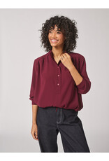 LALOTTI BILOU BLOUSE BURGUNDY
