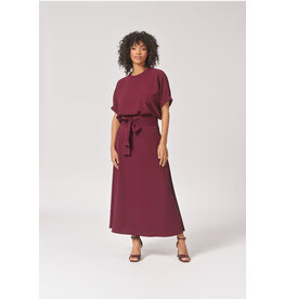 LALOTTI POM BLOUSE BURGUNDY