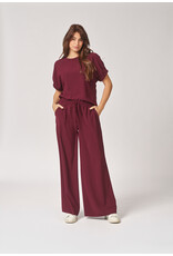 LALOTTI POLLY WIDE PANTS BURGUNDY