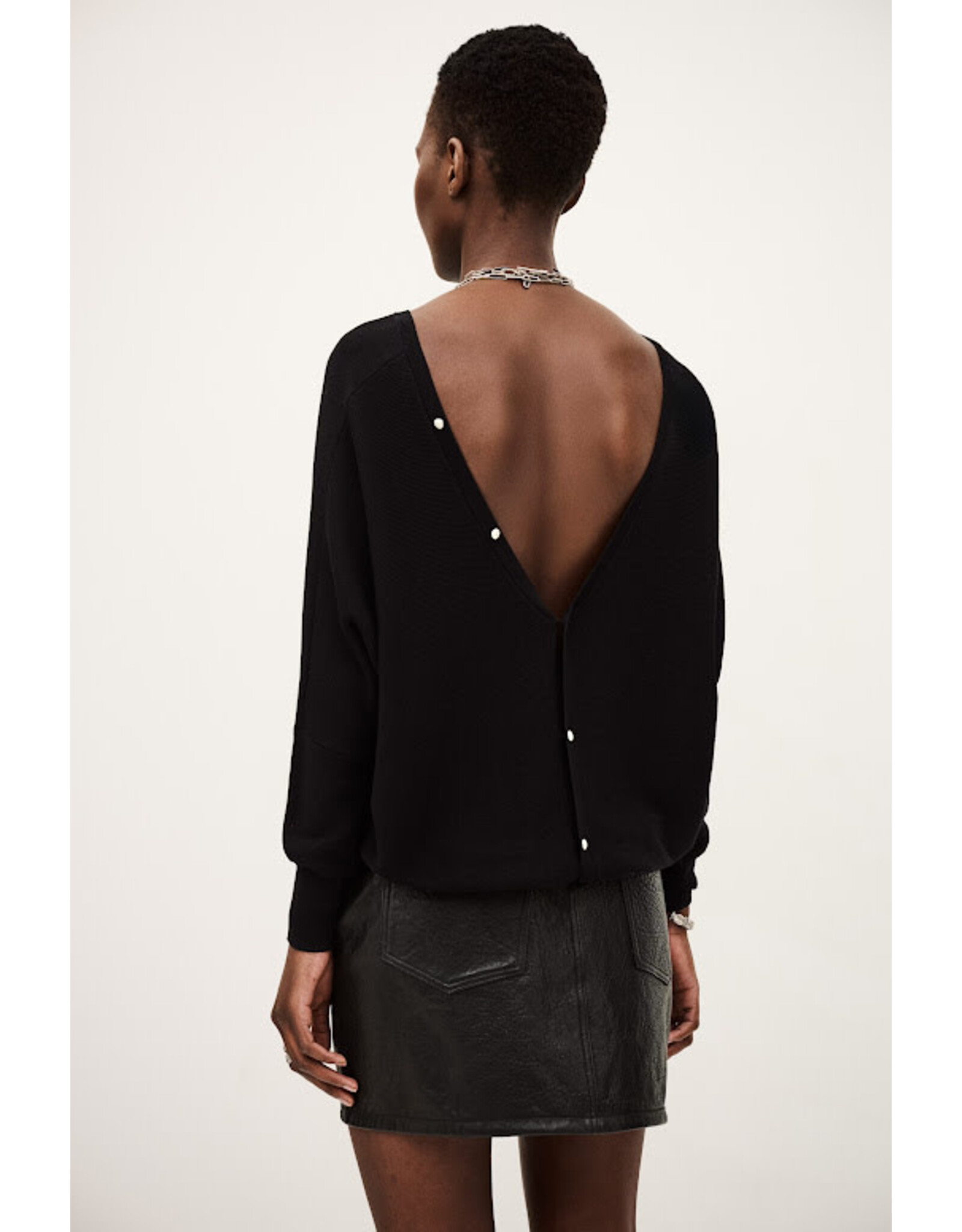 BA&SH PULL ELSY NOIR