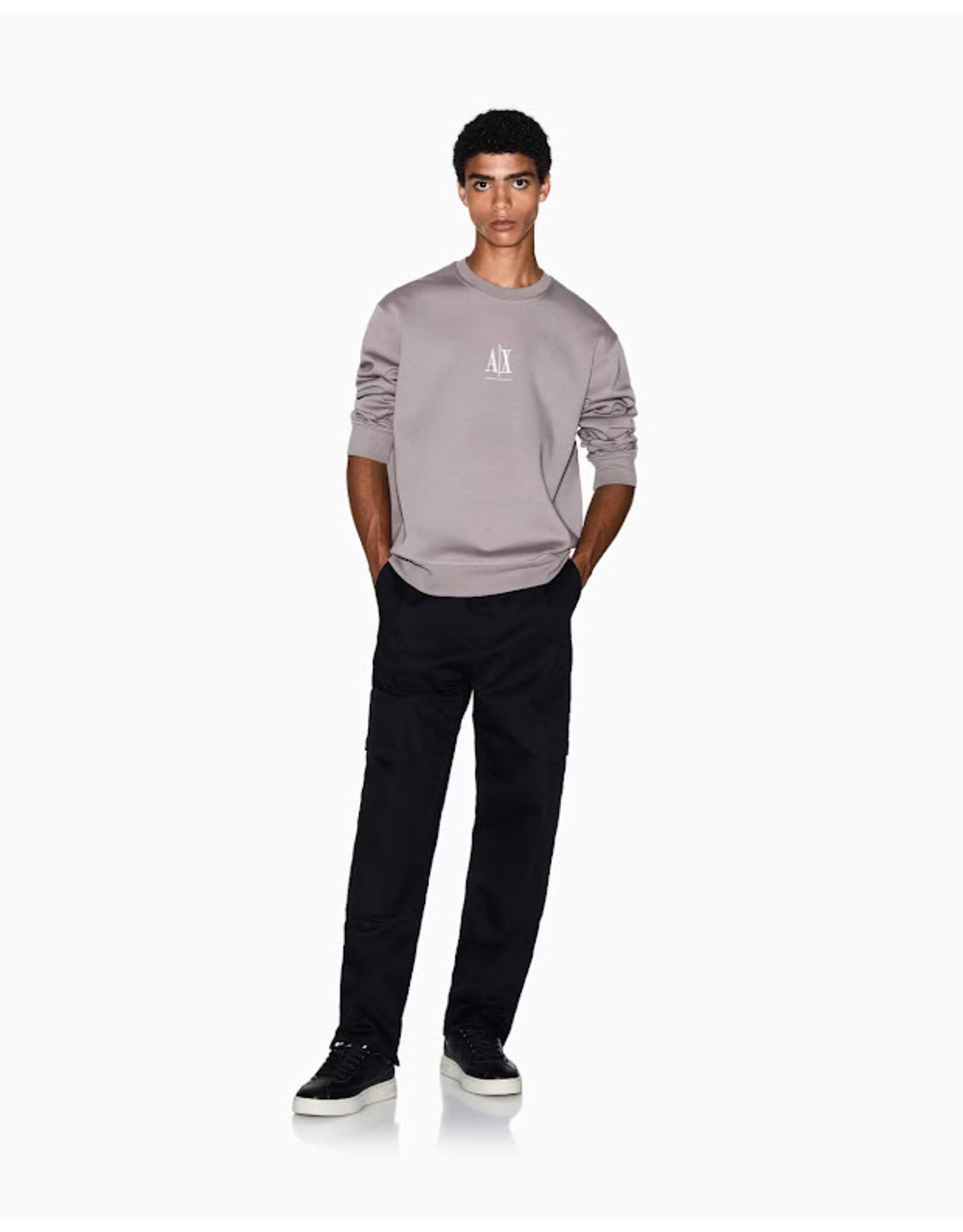 ARMANI EXCHANGE A/X XM000368 AF10818 SWEATSHIRT DRIFTWOOD
