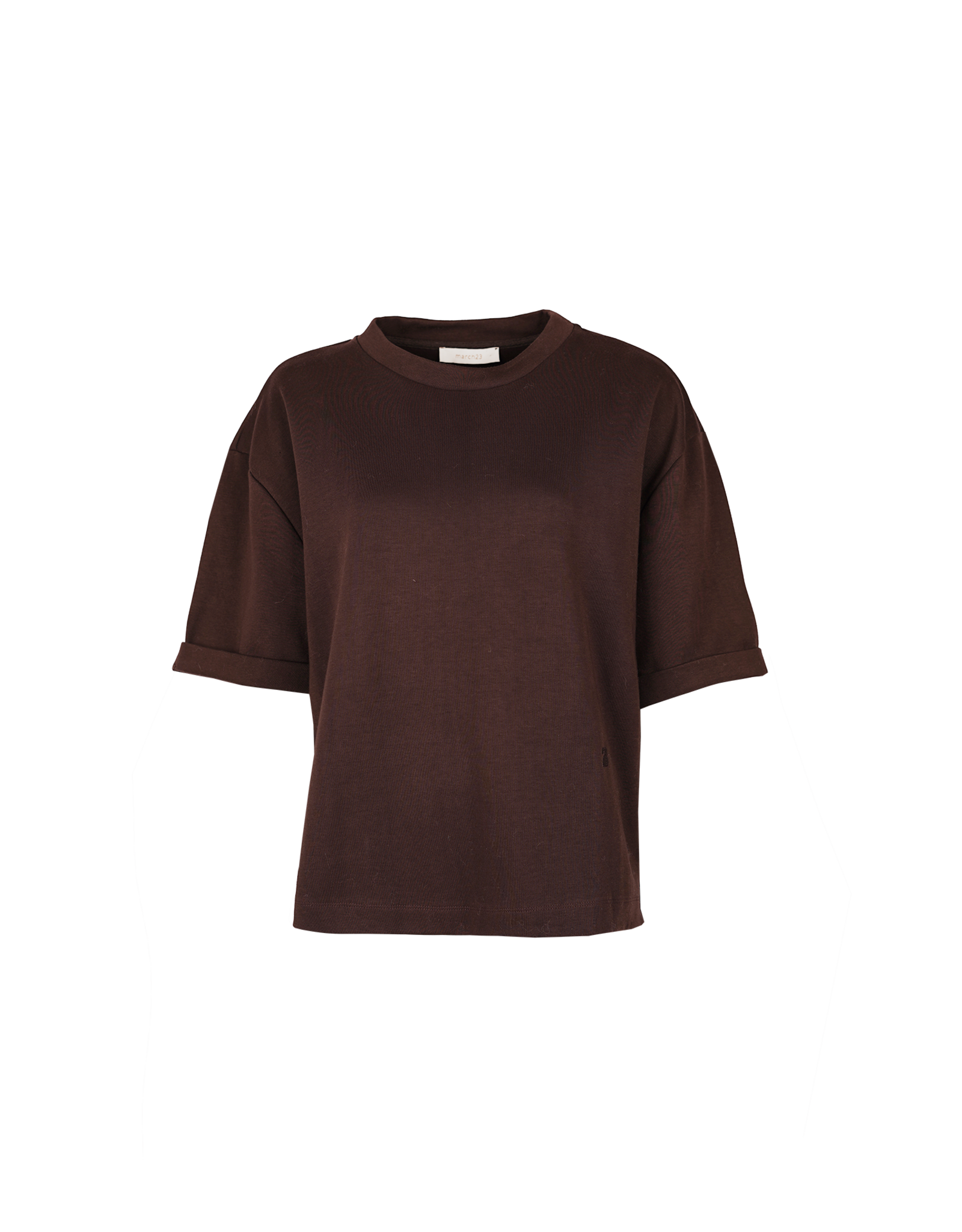 MARCH23 MY T-SHIRT GARANCE CHOCOLAT  JERSEY