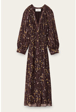 BA&SH ROBE KARLA CHOCOLAT