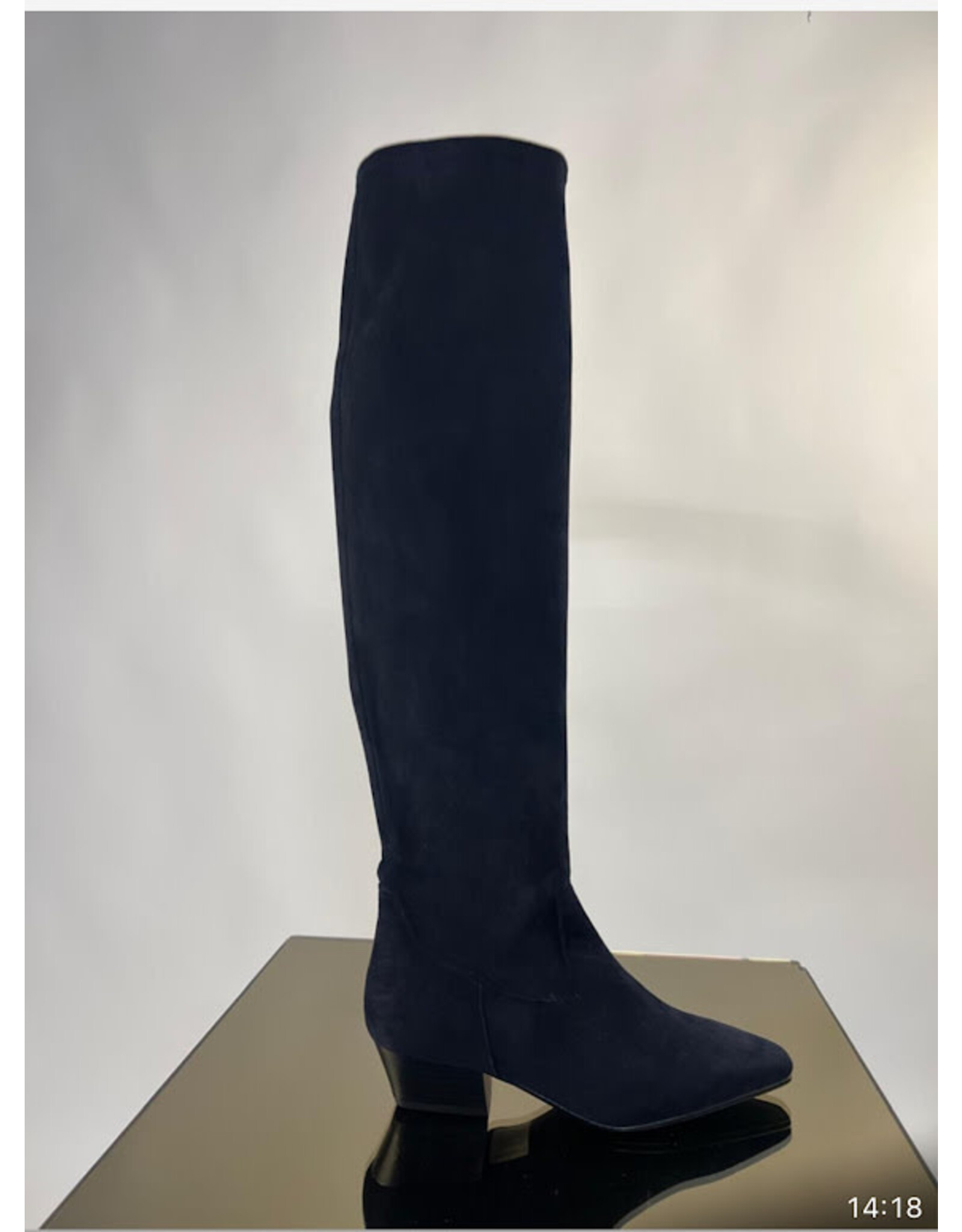 MARCH23 OLIVIA BOOT CLOUDY BLUE SUEDE