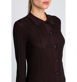 ACTITUDE TWIN SET 252AP3022 CAMICIA HOT CHOCOLADE