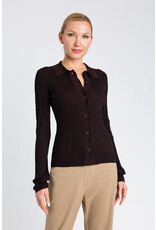ACTITUDE TWIN SET 252AP3022 CAMICIA HOT CHOCOLADE