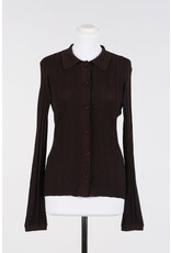 ACTITUDE TWIN SET 252AP3022 CAMICIA HOT CHOCOLADE