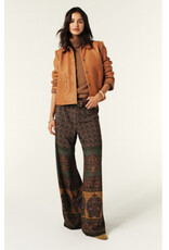 BA&SH 1H125 PANTALON BRANY WIDE TROUSERS CHOCOLAT