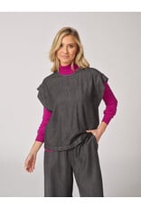 LALOTTI VIVA BLOUSE DARK GREY