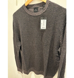 ARMANI EXCHANGE A/X XM001913 AF188411 KNITTED PULLOVER BLACK/DRIFTWOOD