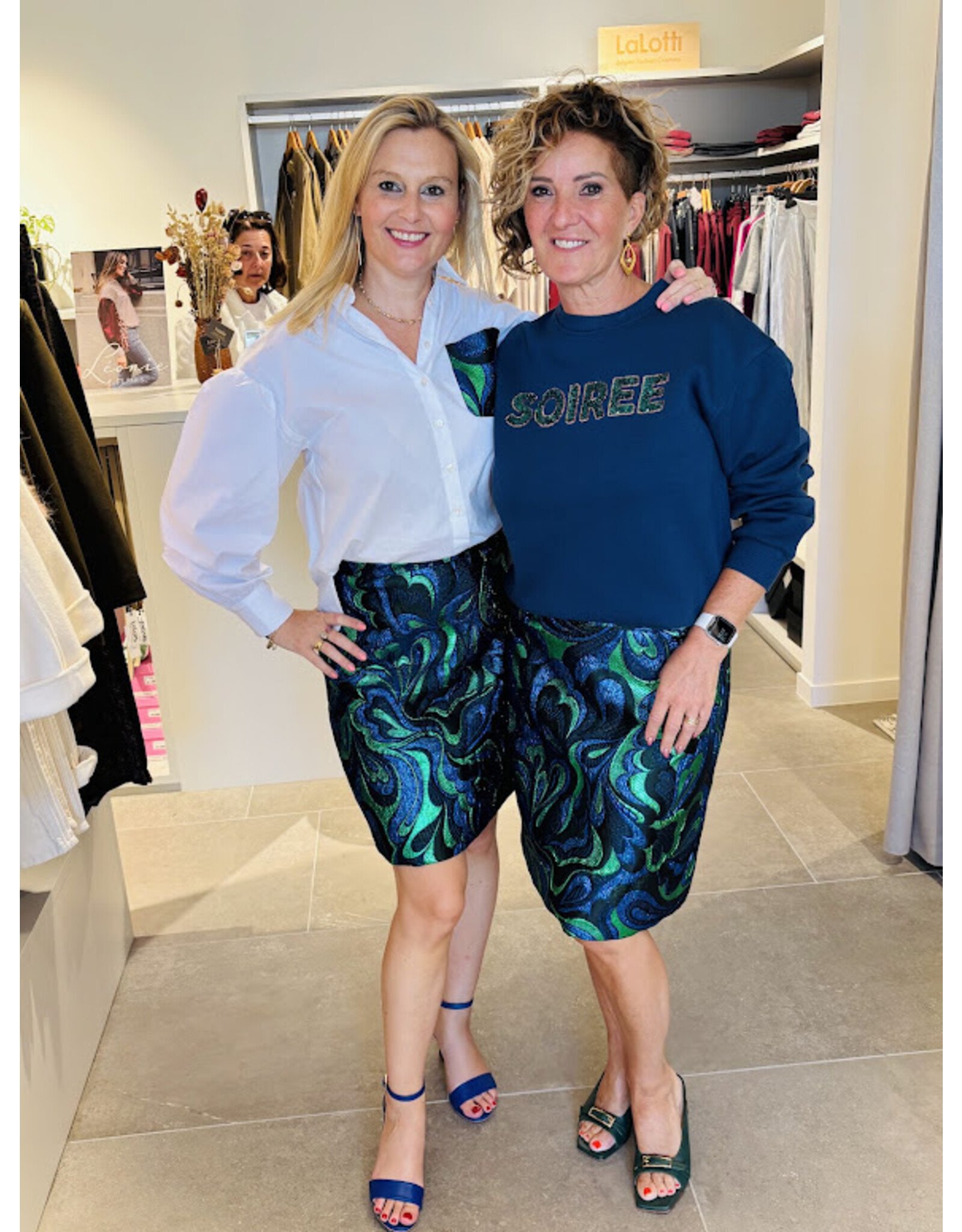 Leonie de Paris NIA ROK GROEN/MARINE