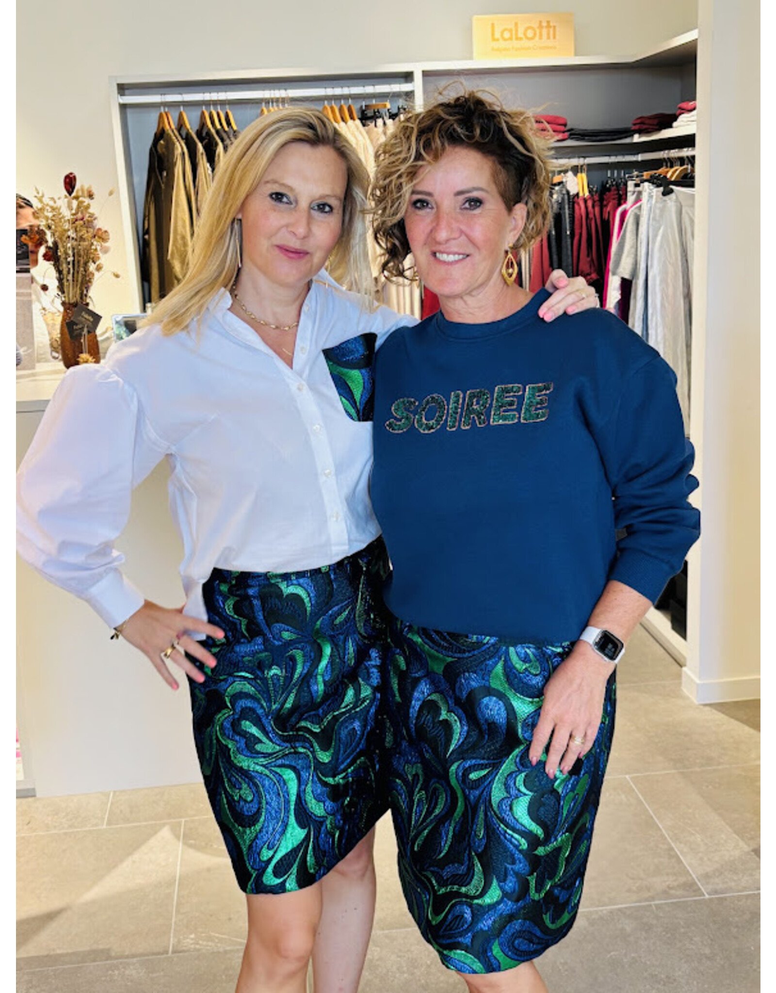 Leonie de Paris NIA ROK GROEN/MARINE