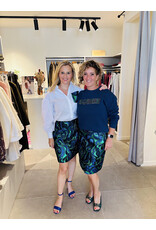 Leonie de Paris SOIR SWEATER MARINE/FLESSENGROEN