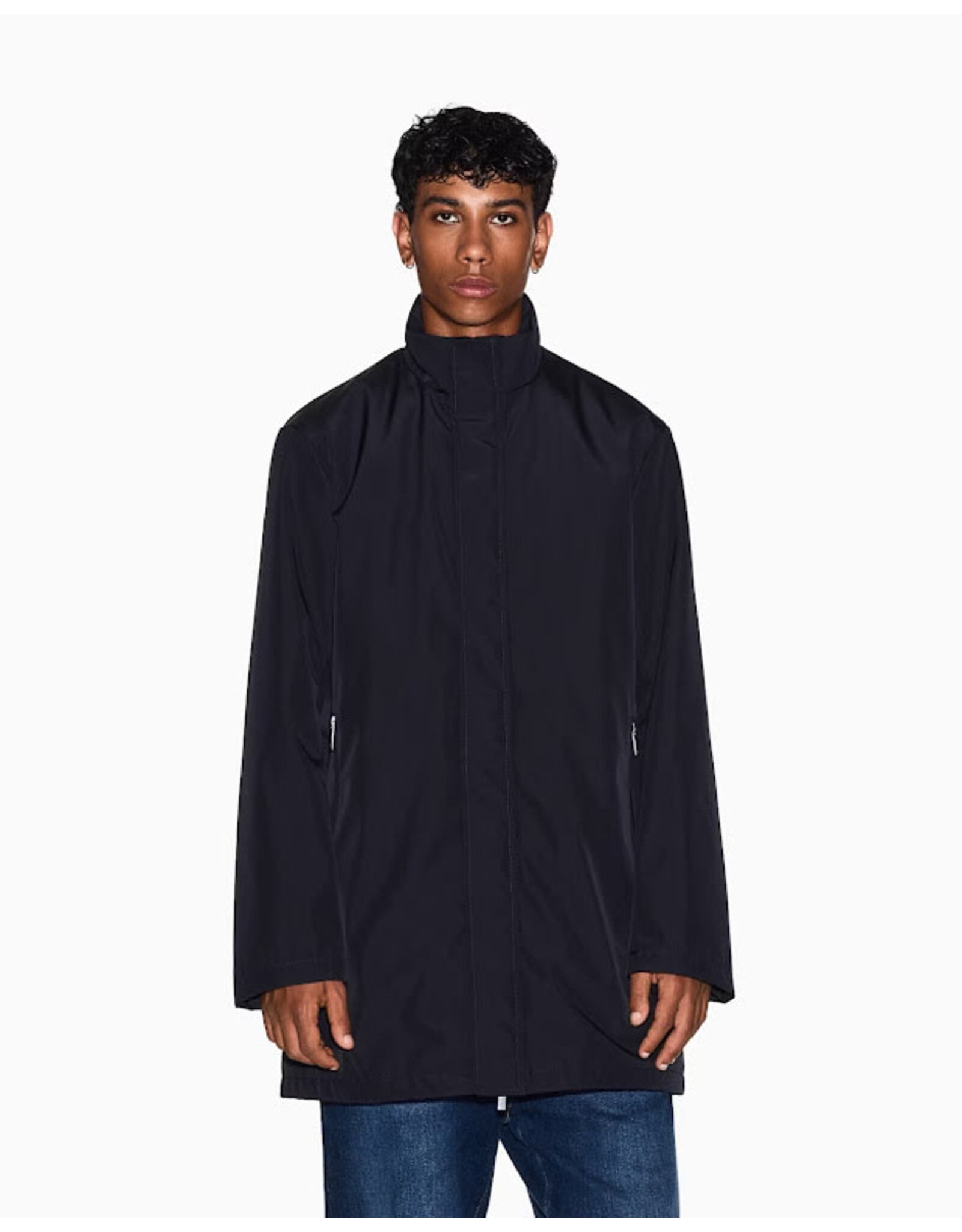 ARMANI EXCHANGE A/X XM001578 AF169269 TRENCH DEEP NAVY