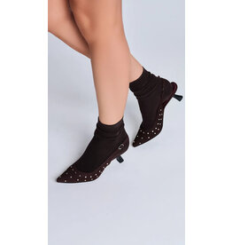 MARCH23 ANGIE SLINGBACK SUEDE CHOCOLAT