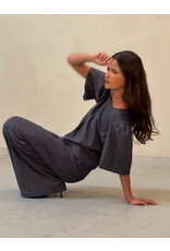 JUST EVE TROUSERS TOYA PINTUS BLUE MELANGE