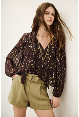 BA&SH TOP KAMALA CHOCOLAT