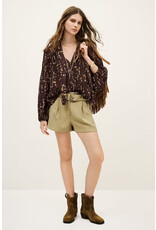 BA&SH TOP KAMALA CHOCOLAT
