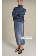 MARCH23 SKIRT CORIANNE CLOUDY BLUE