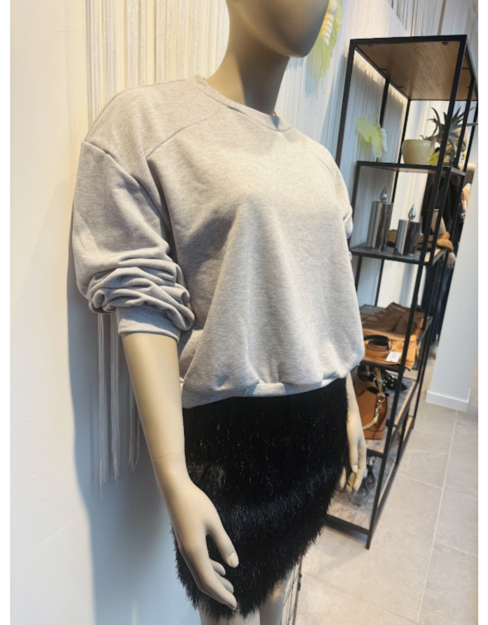JUST EVE MY PULL PIA GREY MELANGE