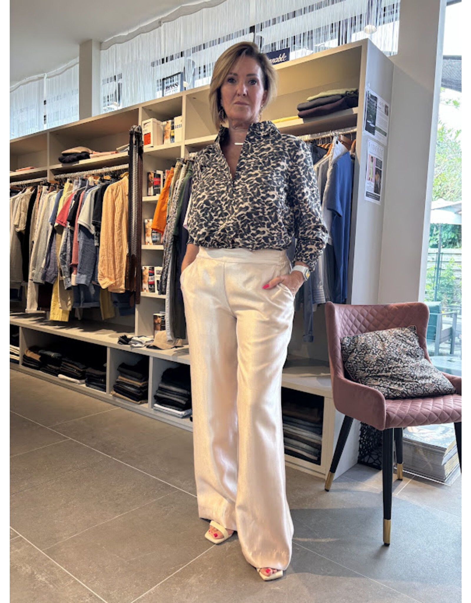 LALOTTI TATUM BLOUSE LEOPARD
