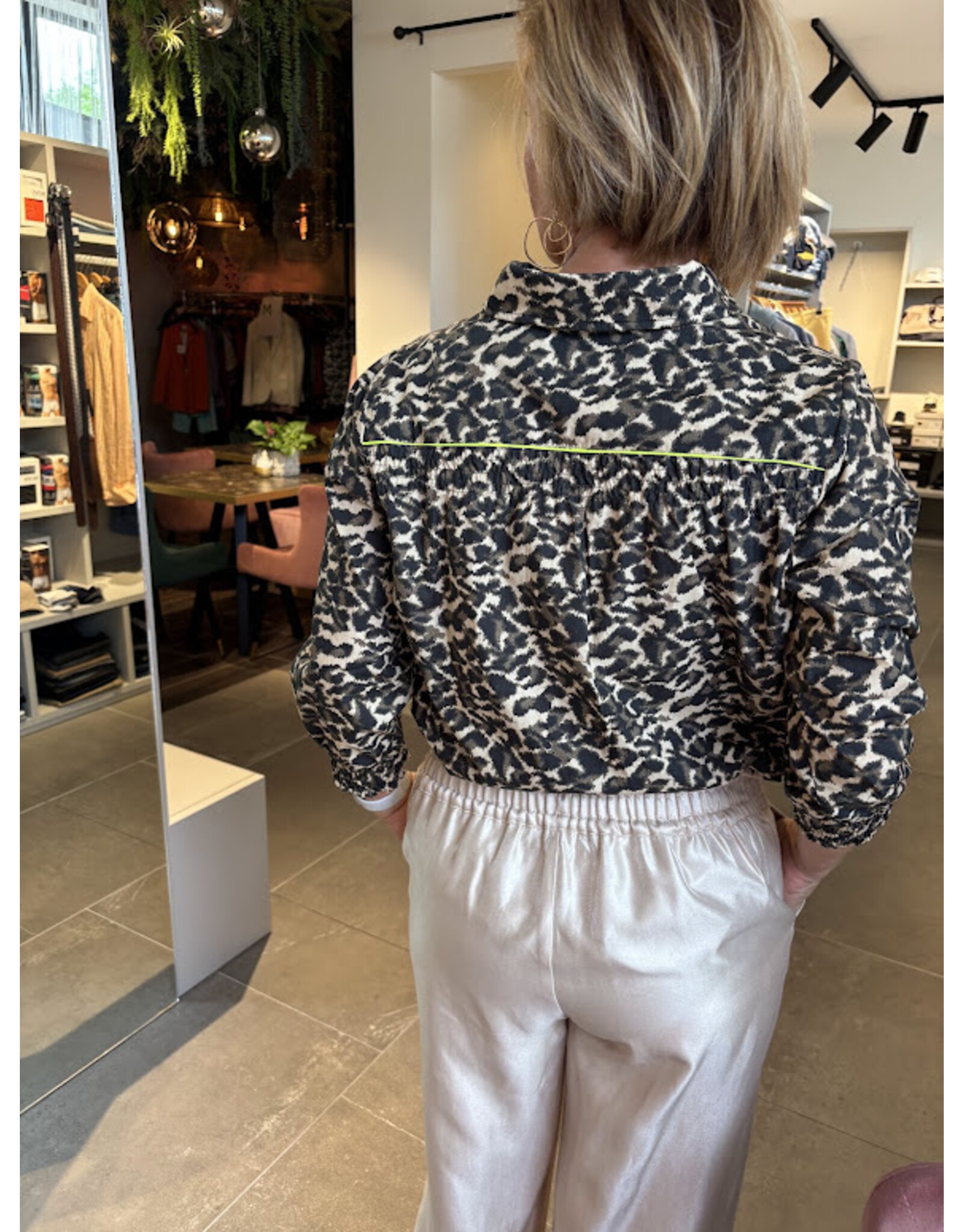 LALOTTI TATUM BLOUSE LEOPARD
