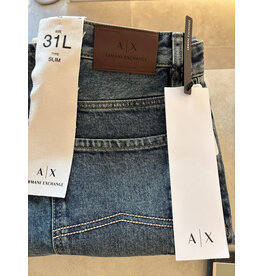 ARMANI EXCHANGE A/X XM000070 AF14870 BLUE DENIM COMFORT SLIM