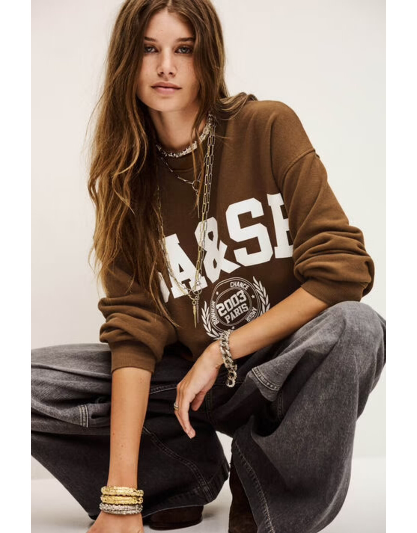 BA&SH SWEAT BENJAMIN TERRE