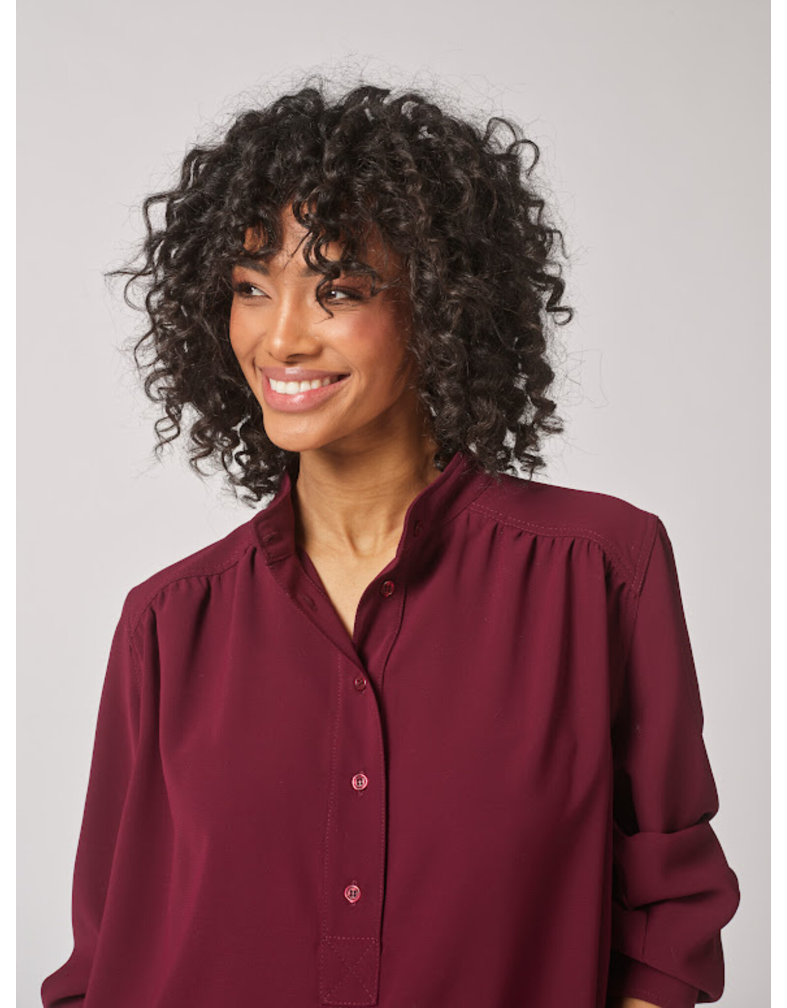 LALOTTI BILOU BLOUSE BURGUNDY
