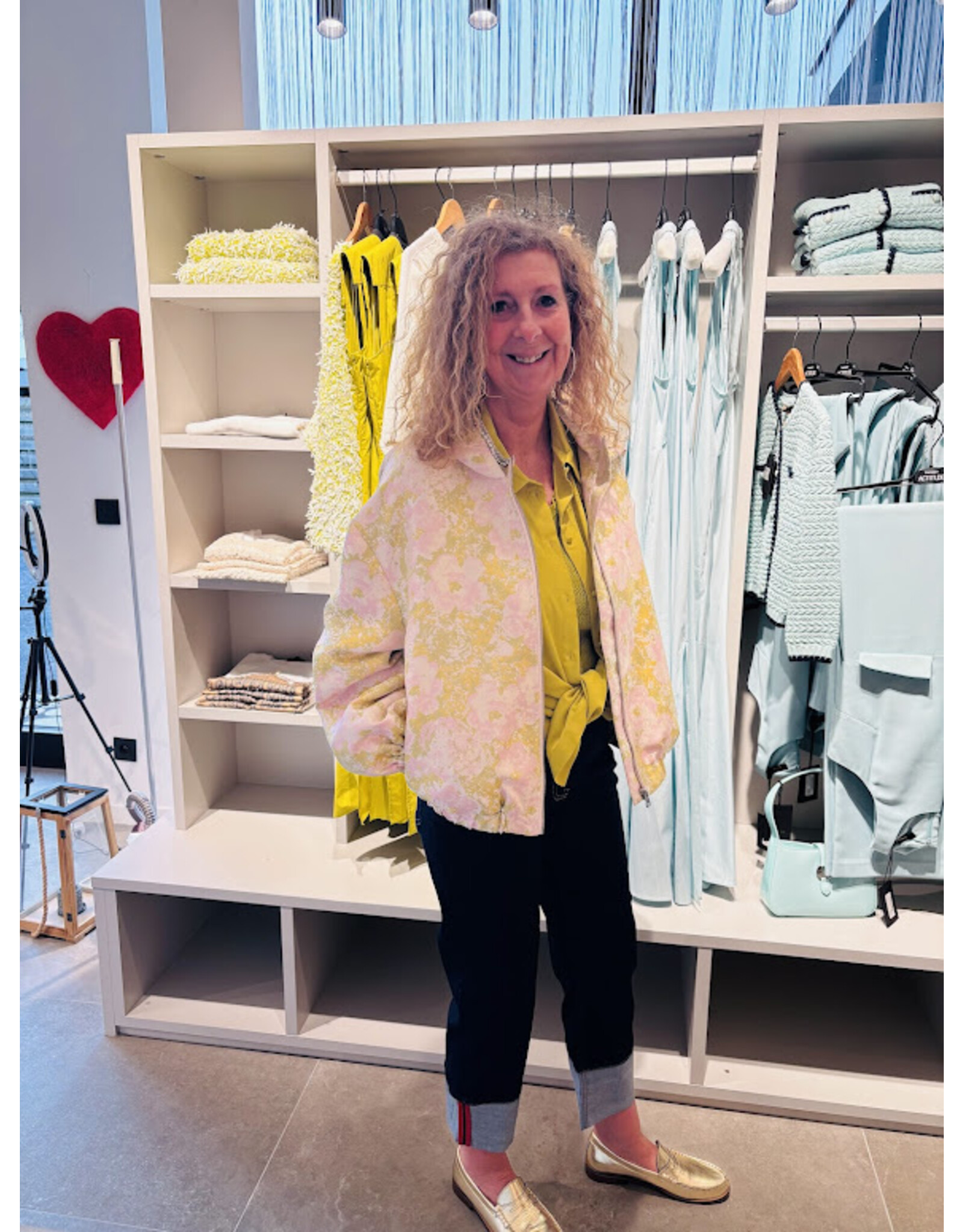 ACTITUDE TWIN SET 251AP2103 BOMBERS FLOWERS